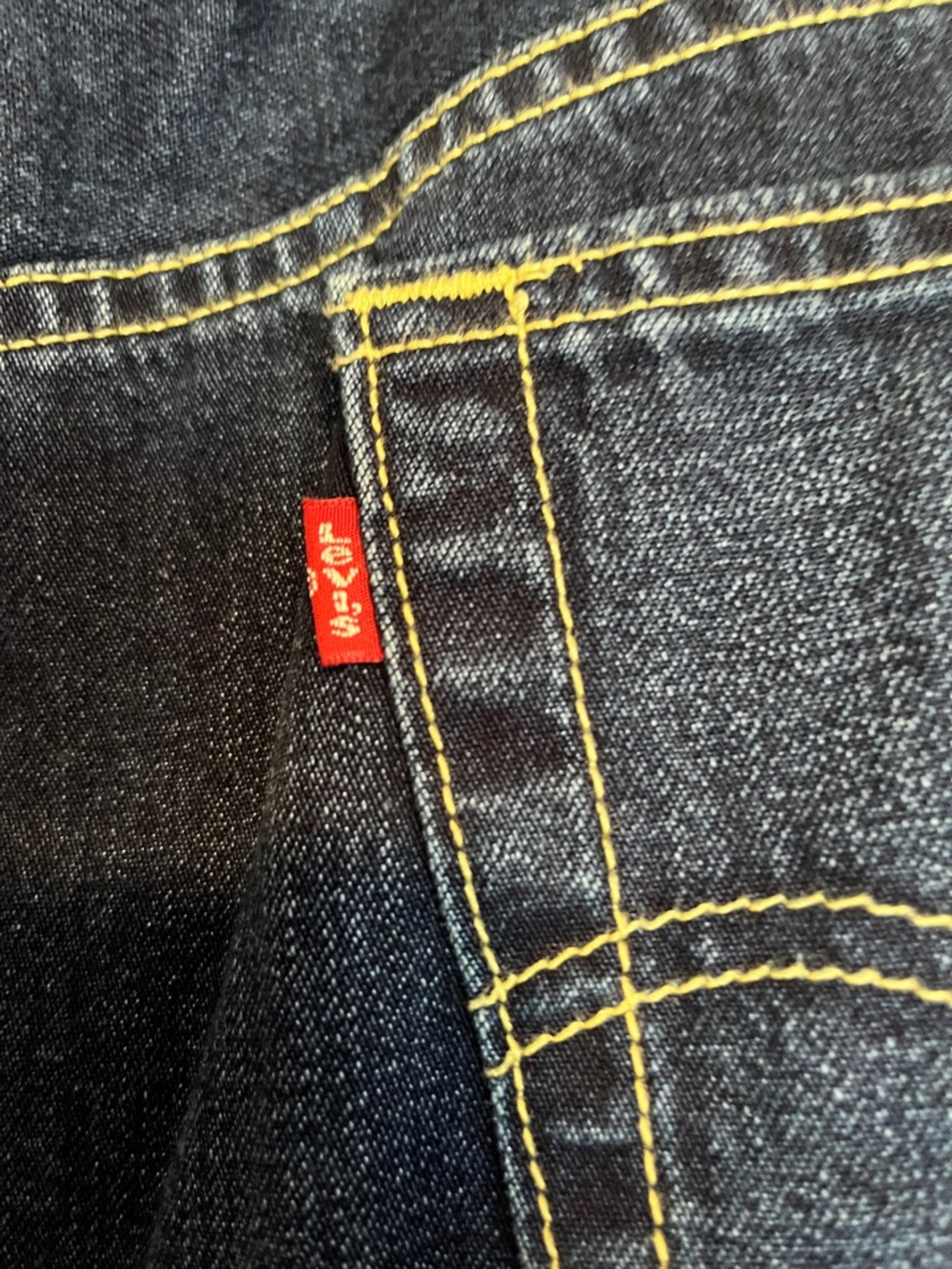 Denim Maxi Skirt in Dark Blue - Picture 4 of 8